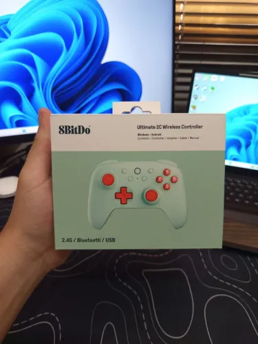 Controle Joystick 8BitDo Ultimate 2C Wireless ( Novo, Lacrado )