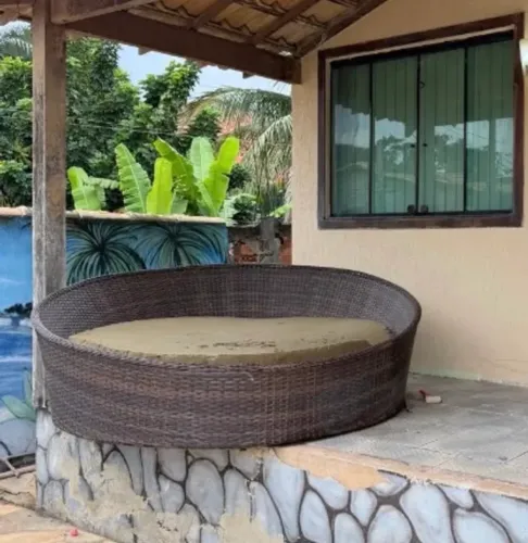 Chaise Redonda Varanda Área Externa