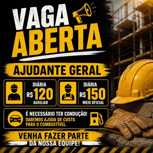 Ajudante contrução civil 