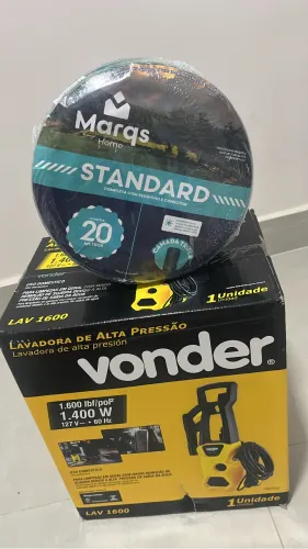 Lavadora de Alta Pressão Vonder LAV 1600 1400W 1600 PSI 127V - Nova