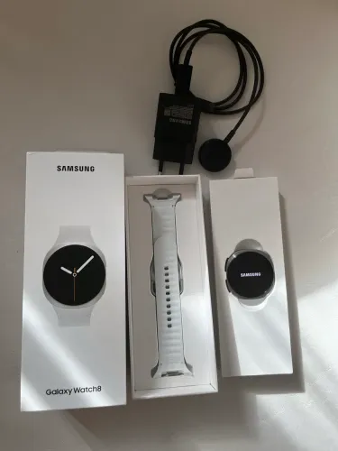 Samsung Galaxy Watch8 Smartwatch Prata 40mm Novo!