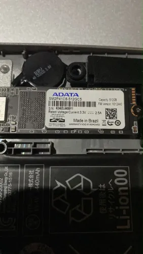SSD M.2 NVMe de 512GB da marca ADATA (modelo SM2P41C8-512GC5)