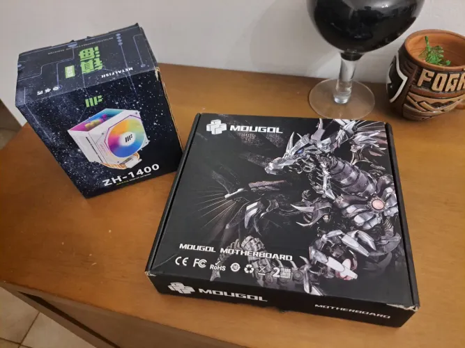 Placa mãe x99 + xeon 2680 v4 + air cooler