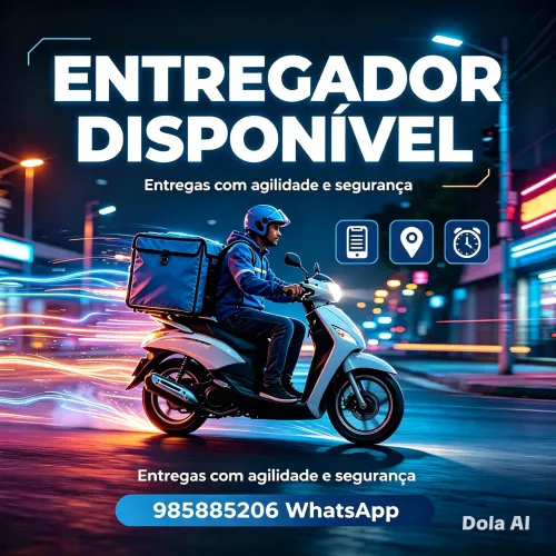 Motoboy disponível entrega rápida segura