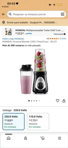 Personal blender 