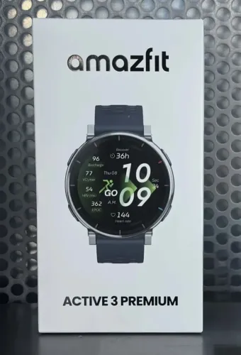 Amazfit Active 3 Premium Azul R$1.099,00 A VISTA NOVO NA CAIXA