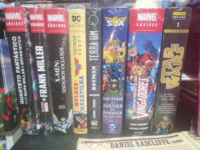 Omnibus hq vingadores, quarteto fantástico, X-Men, Mulher-Maravilha, Thor, mulher gato