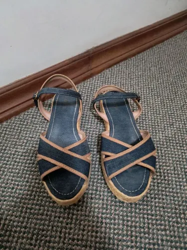 sandália liberte jeans 38