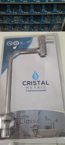 Torneira gourmet cristal metais.