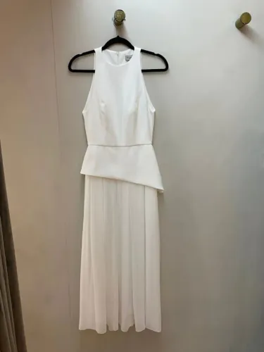 Vestido Branco Viés Store