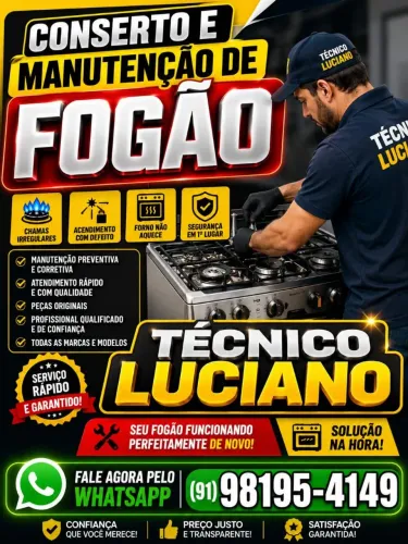 Consertar=se fogão em domicílio