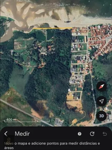 ÁREA A BEIRA MAR DE MARAGOGI C/ 343 METROS DE BEIRA MAR C/ ÁREA TOTAL EM TORNO DE 22 HECTA