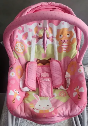 Cadeirinha Bebê Safety 1st Pink Garden - Excelente Estado