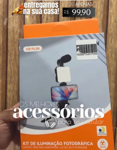 Kit de iluminação fotográfica