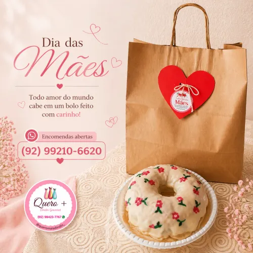 ENCOMENDA DE BOLO PARA O DIA DAS MÃES.