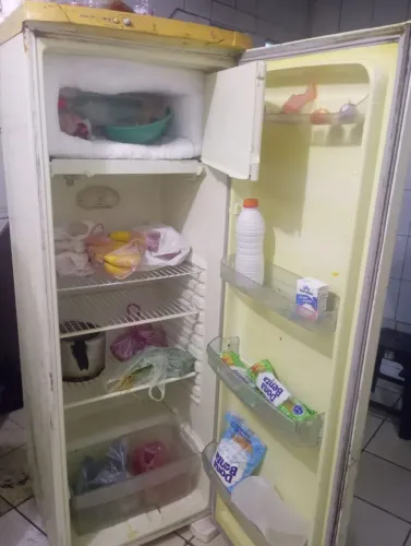 Vendi uma geladeira e máquina de lavar 12 kilo