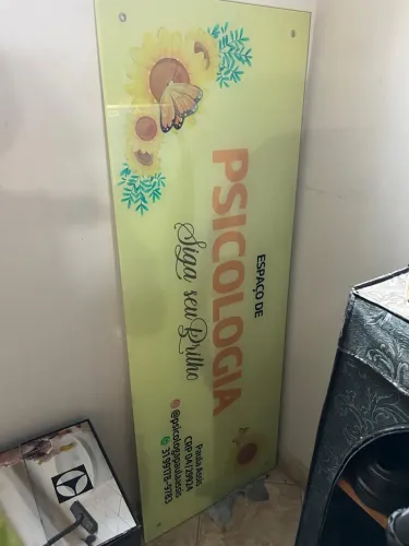 Placa de Vidro para Consultório ou Enpresa