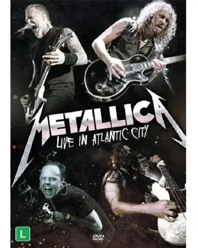 Dvd metallica live in sandiego + atlantic city (lacrados)