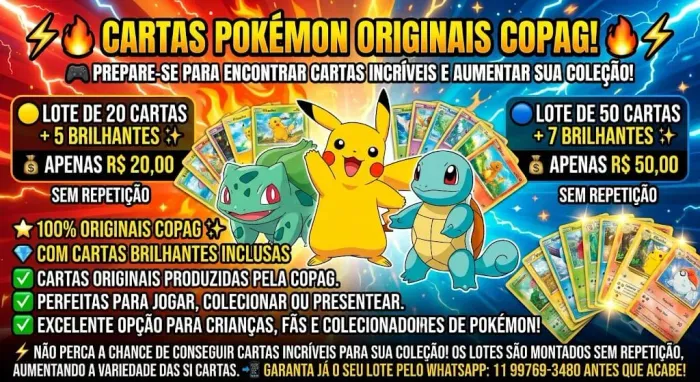 Cartas Pokemon Copag