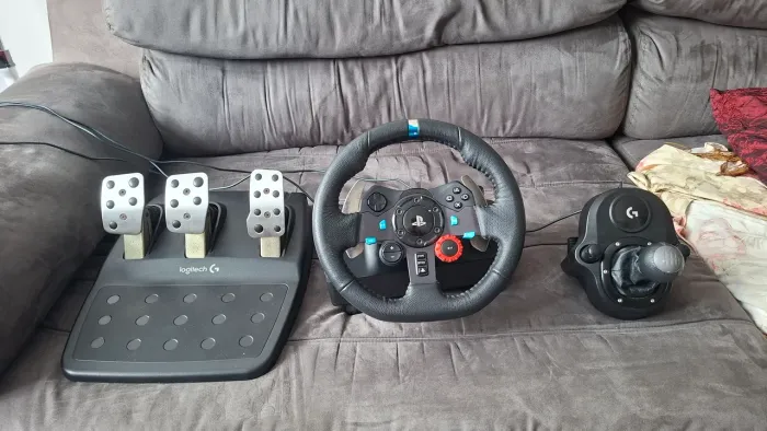 LOGITECH G29 + CAMBIO (acompanha caixa)