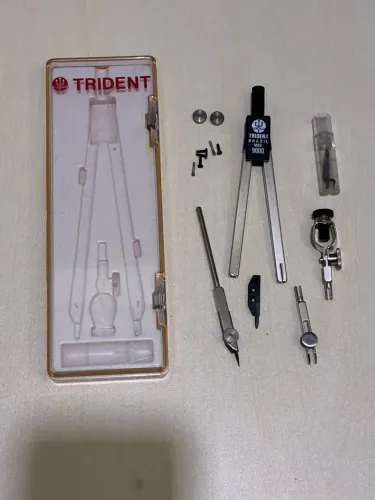 Compasso Trident Mod. 9000 - Completo e em Ótimo Estado de Conservação