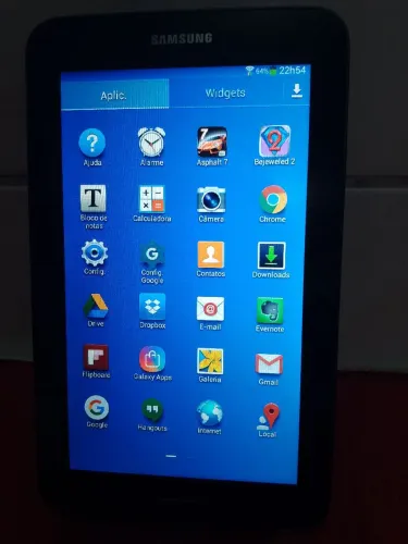 Tablet, marca Samsung.