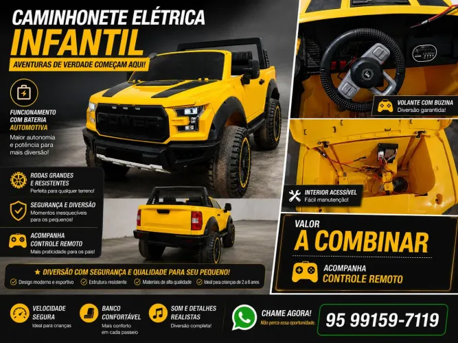CARRINHO INFANTIL ELÉTRICO 