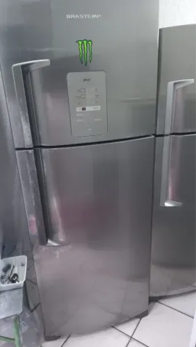 Geladeira Brastemp ative inox 