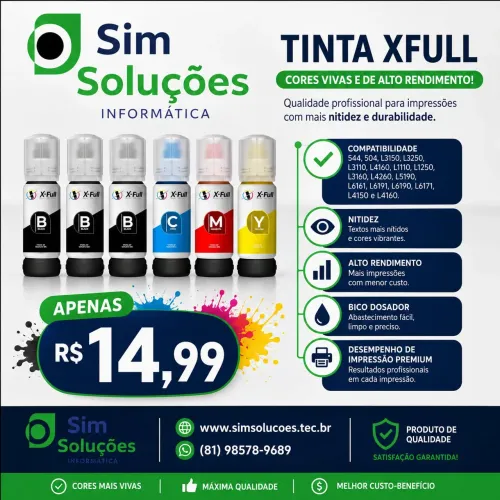 Tinta Compatível Epson 