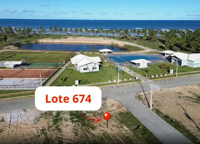 Lote REALMENTE Beira-Mar - Malibu Resindence (Cond. Fechado)