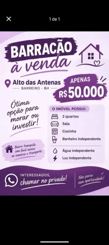 Barracão no alto das antenas