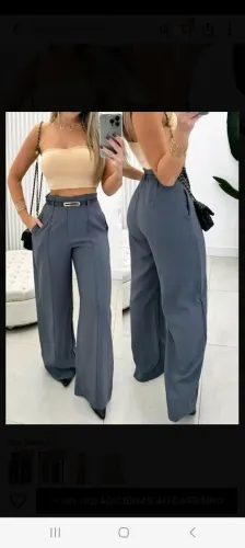 Calça pantalona alfaiataria NOVA 