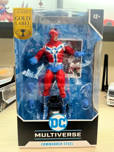 Mcfarlane Toys Commander Steel (jsa) Etiqueta De Ouro