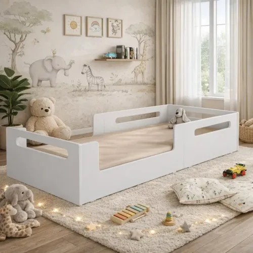 Cama montessoriana solteiro infantil