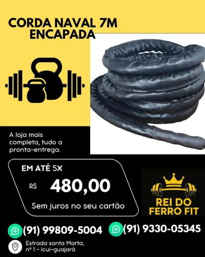 Corda naval (funcional e aeróbico)