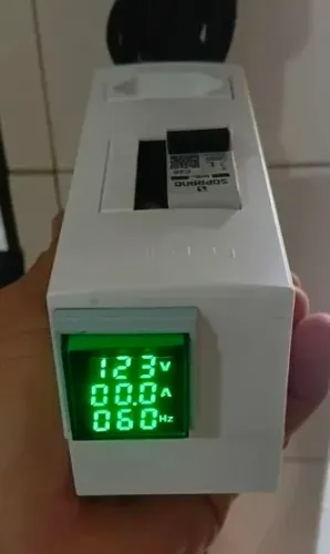 Extensão Profissional com Contatora 20A e Voltímetro Digital