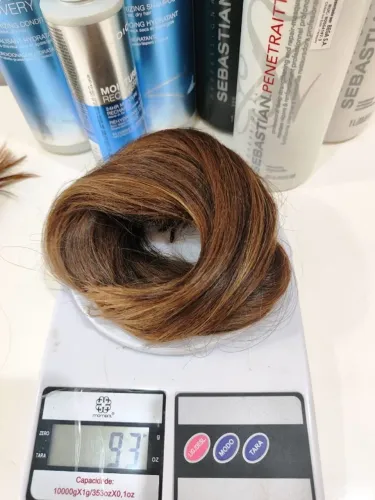 CABELO 100% NATURAL BRASILEIRO DO SUL COR CASTANHO