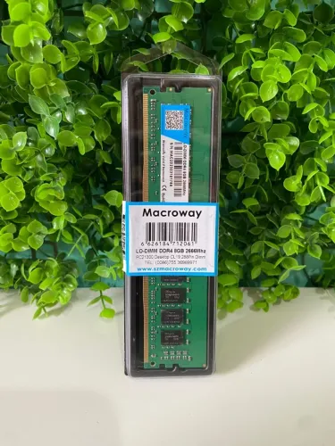 Memória RAM, DDR4, 8GB, 2666MHz, Desktop - MACROWAY