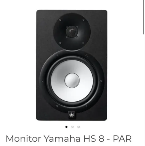 Monitor de áudio yamaha Hs8