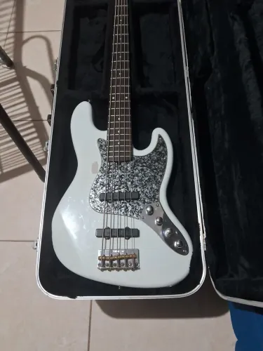 Baixo M.Sanchez Jazz Bass 5C todo Bartolini