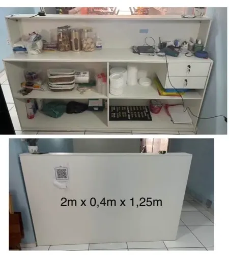 Balcão organizador MDF