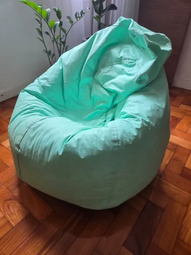 Puff bag decorativo para sala Tok&Stok