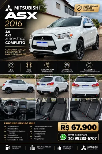 Mitsubishi ASX 2.0 16V 160cv Aut. 2016