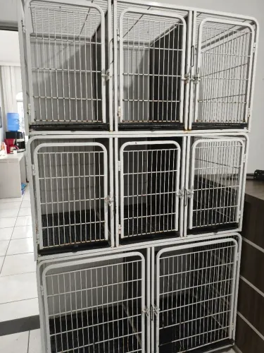 Canil modular / grades de ferro petshop / banho e tosa