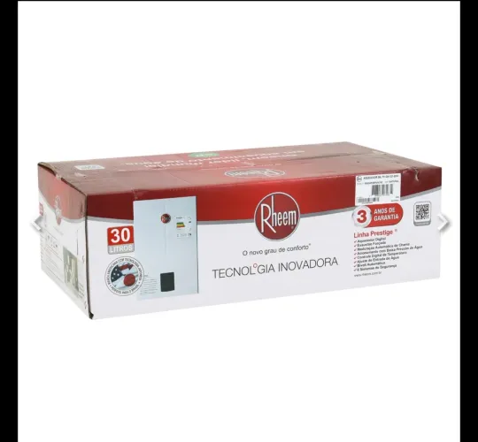 Aquecedor a Gás Rheem 30 GN Branco RB3AP30PVNTIC