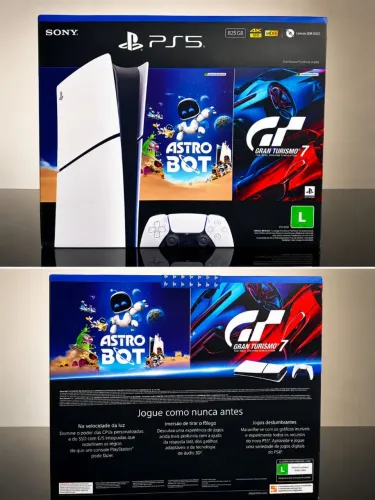 PS5 slim digital com 2 jogos novos lacrado e Nota fiscal