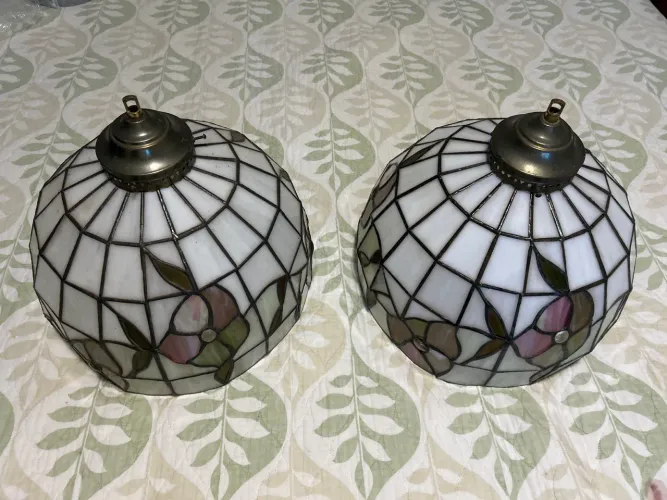 2 Luminárias Tiffany - desconto 30% para retirar
