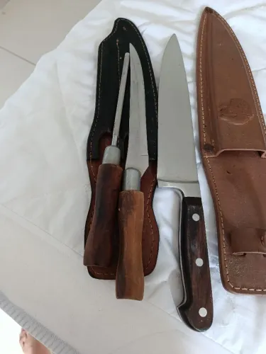 Conjuntos de facas em aço para churrasco