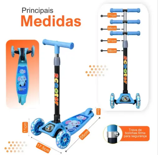 Patinete infantil novo