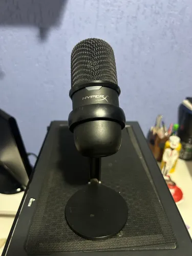 Microfone USB HyperX Solocast preto